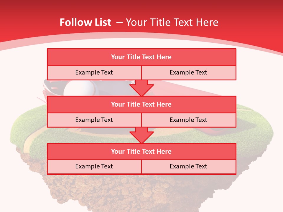 Championhip Sport Glove PowerPoint Template