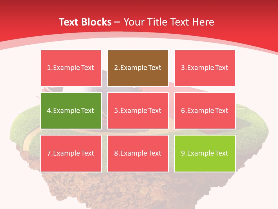 Championhip Sport Glove PowerPoint Template