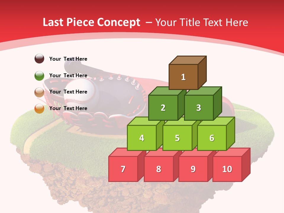 Championhip Sport Glove PowerPoint Template