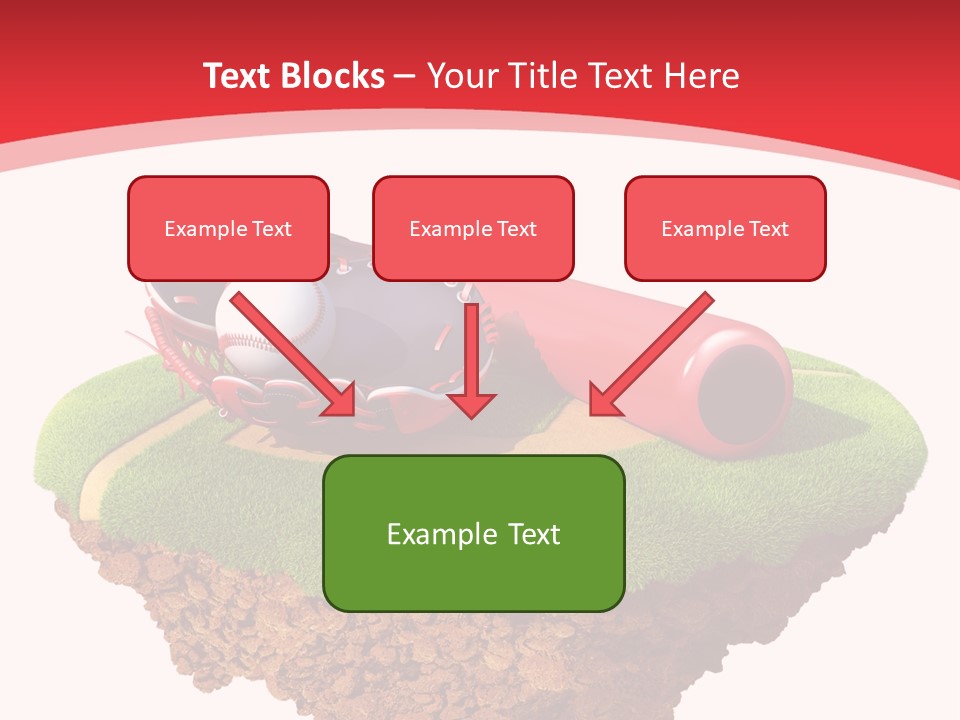 Championhip Sport Glove PowerPoint Template