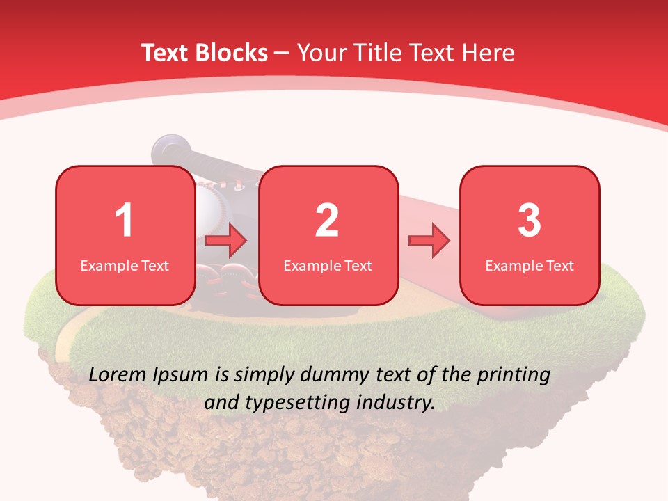 Championhip Sport Glove PowerPoint Template