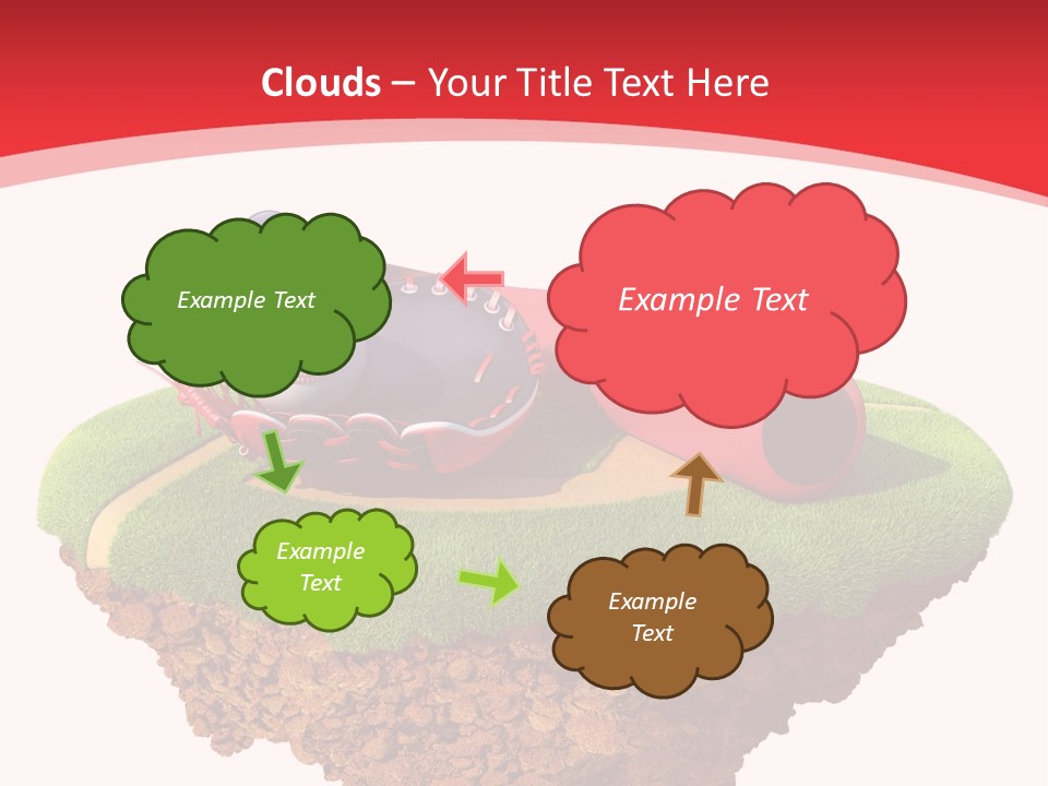Championhip Sport Glove PowerPoint Template