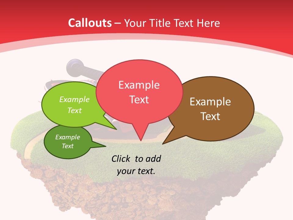 Championhip Sport Glove PowerPoint Template