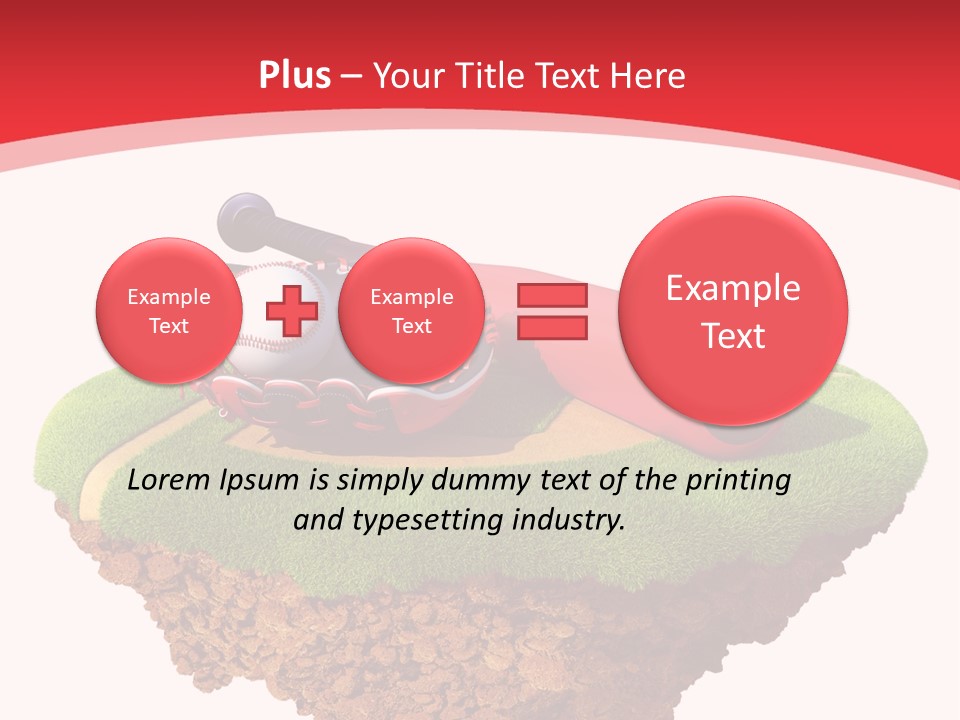 Championhip Sport Glove PowerPoint Template