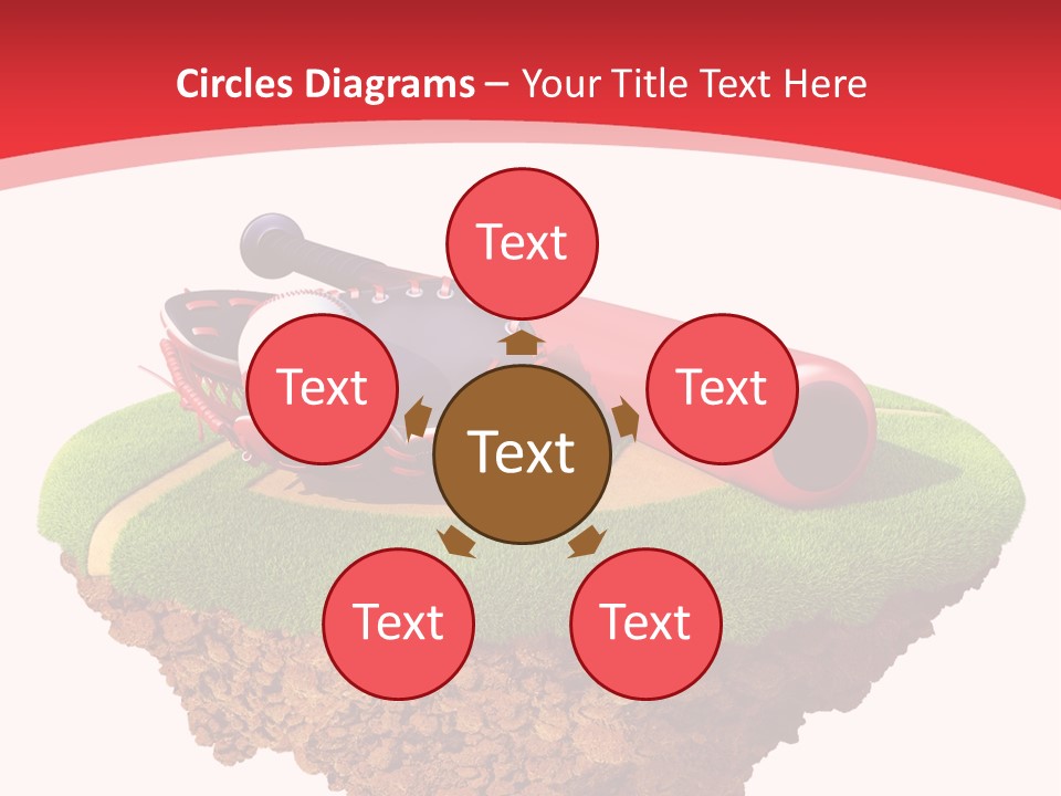 Championhip Sport Glove PowerPoint Template