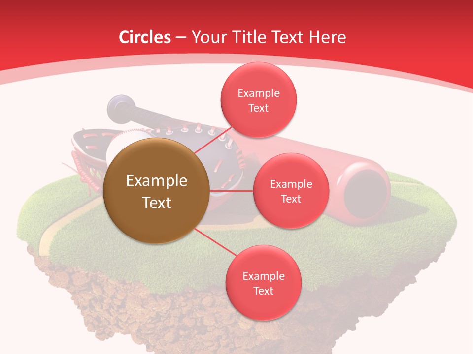 Championhip Sport Glove PowerPoint Template