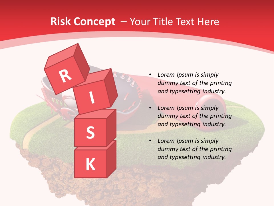 Championhip Sport Glove PowerPoint Template