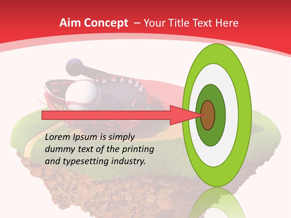 Championhip Sport Glove PowerPoint Template