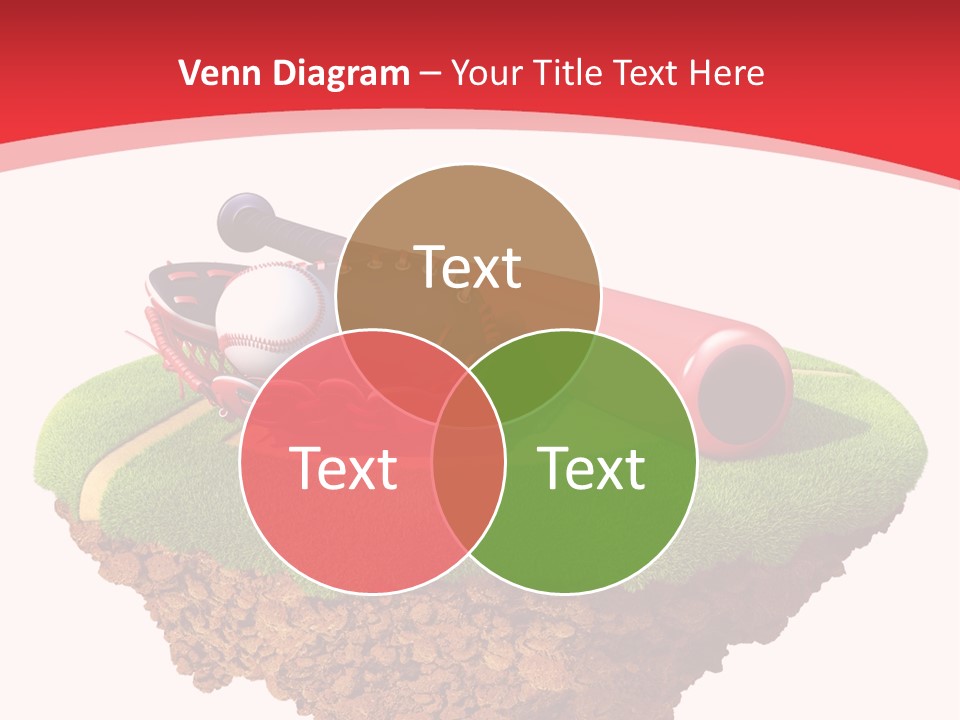 Championhip Sport Glove PowerPoint Template