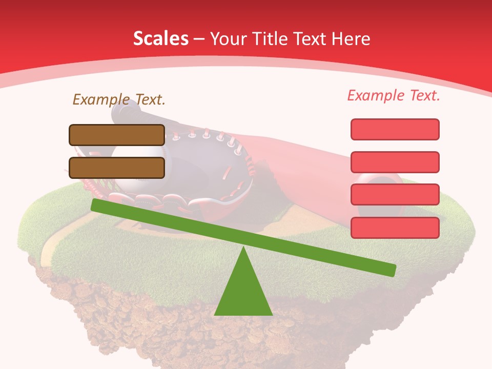 Championhip Sport Glove PowerPoint Template