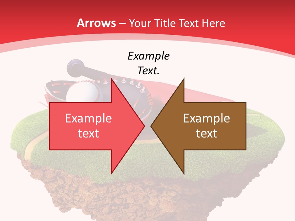 Championhip Sport Glove PowerPoint Template