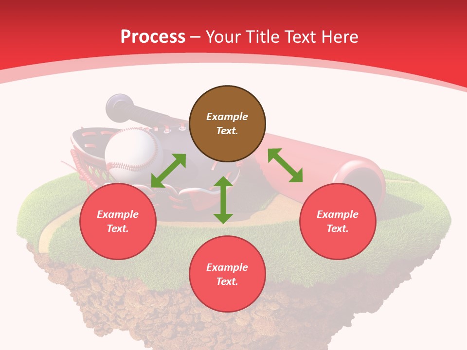 Championhip Sport Glove PowerPoint Template