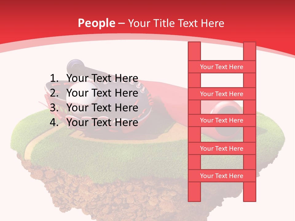 Championhip Sport Glove PowerPoint Template