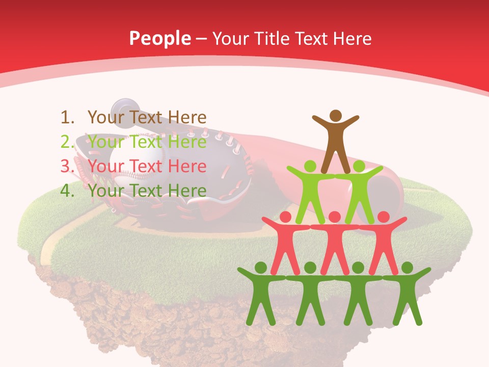 Championhip Sport Glove PowerPoint Template