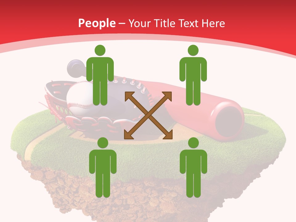 Championhip Sport Glove PowerPoint Template