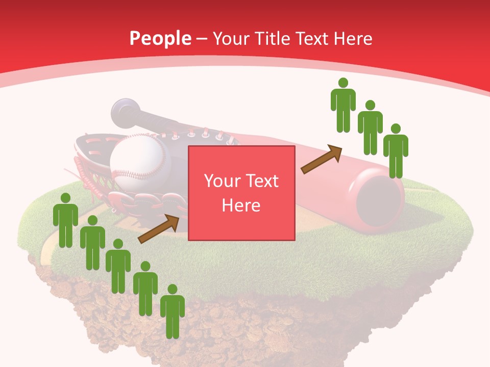 Championhip Sport Glove PowerPoint Template