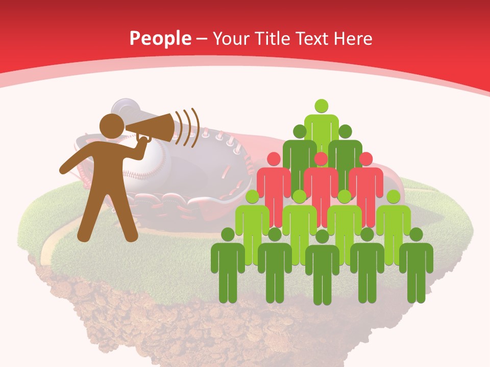 Championhip Sport Glove PowerPoint Template