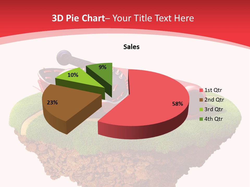 Championhip Sport Glove PowerPoint Template