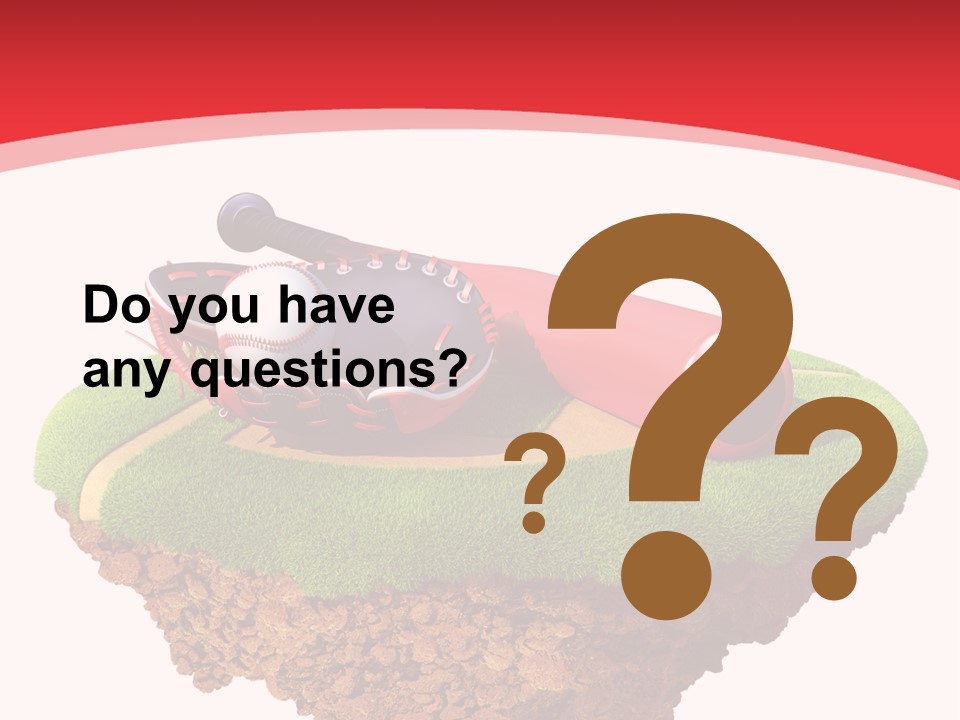 Championhip Sport Glove PowerPoint Template