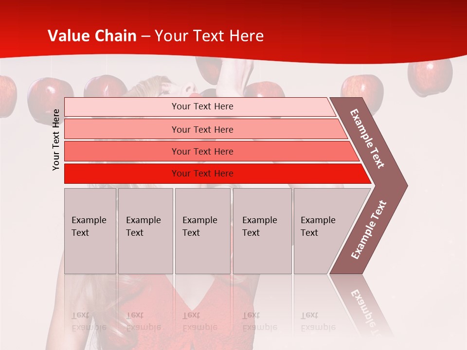 Model Blond Fashion PowerPoint Template