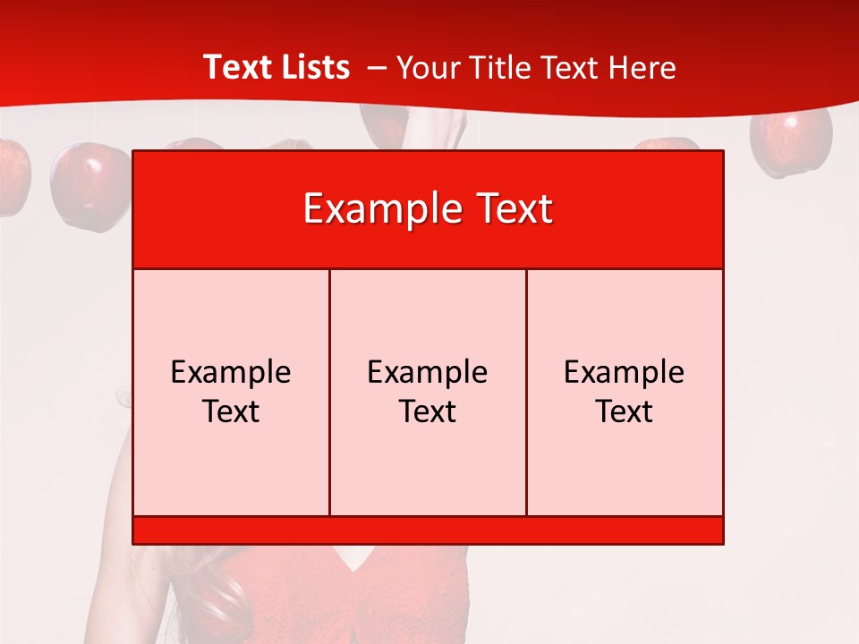 Model Blond Fashion PowerPoint Template
