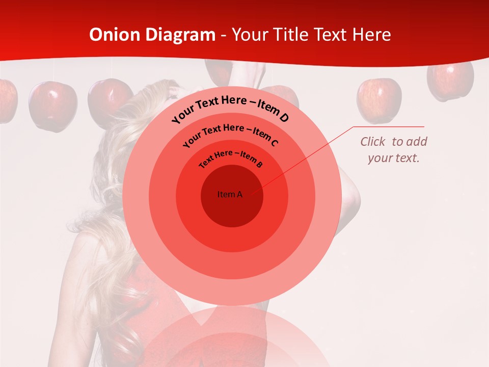 Model Blond Fashion PowerPoint Template