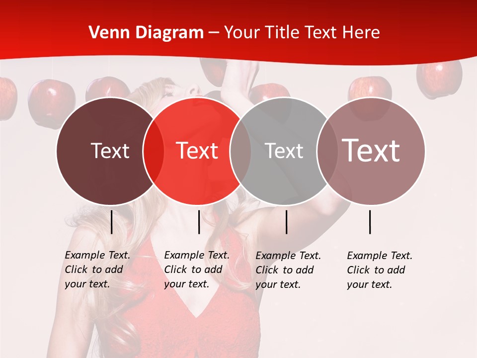 Model Blond Fashion PowerPoint Template