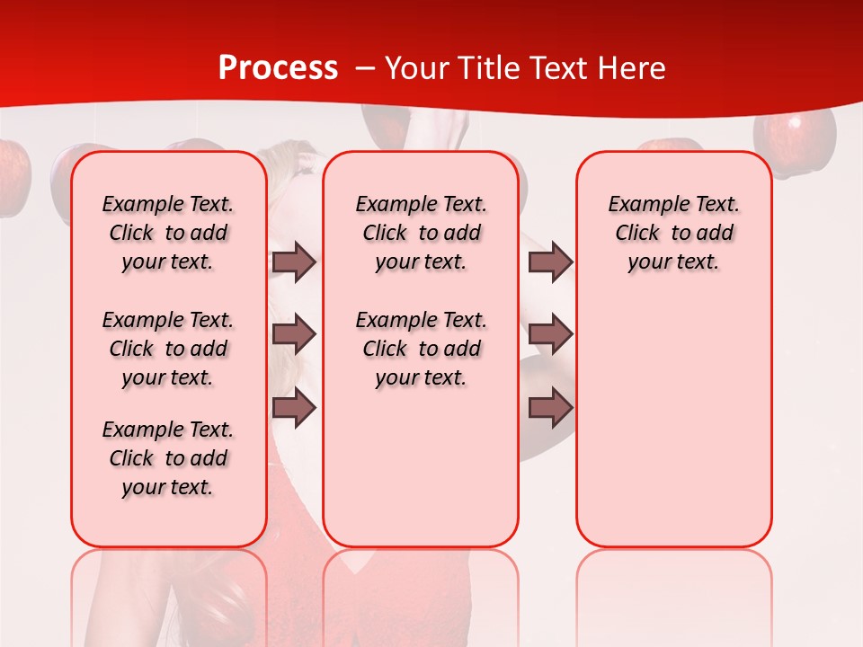 Model Blond Fashion PowerPoint Template