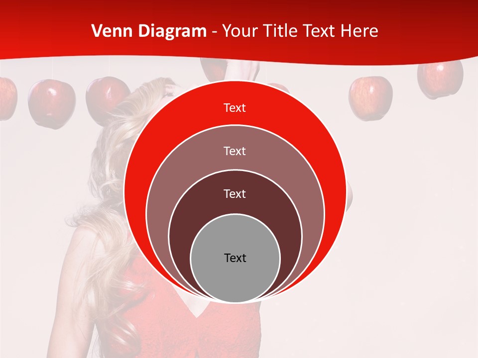 Model Blond Fashion PowerPoint Template