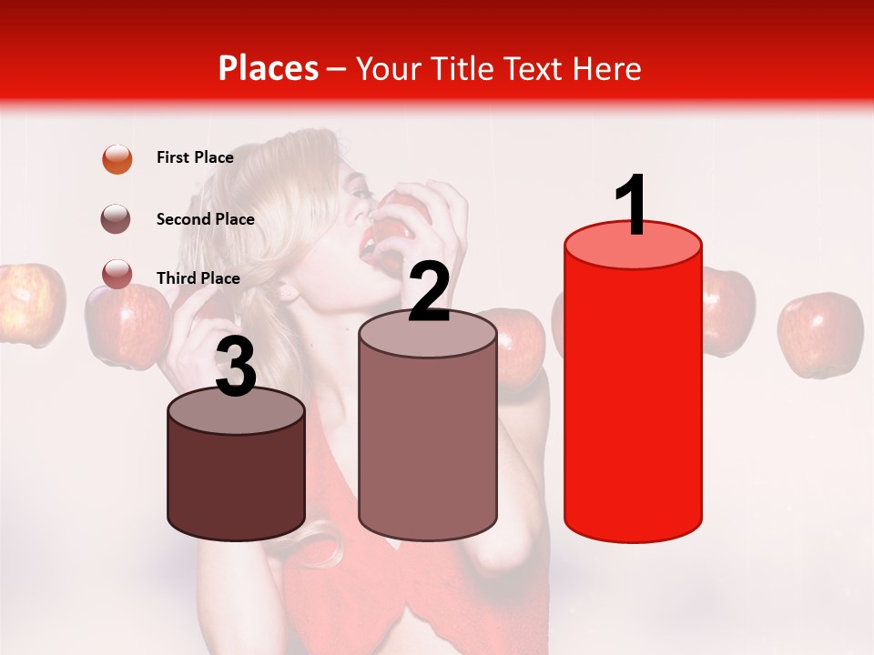 Caucasian Human Eat PowerPoint Template