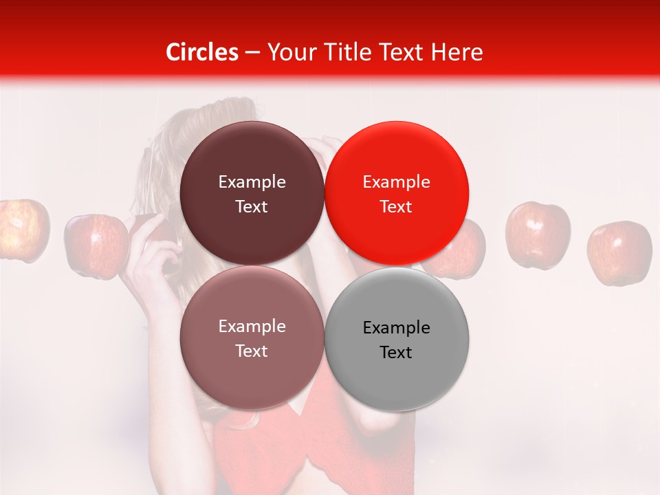 Caucasian Human Eat PowerPoint Template