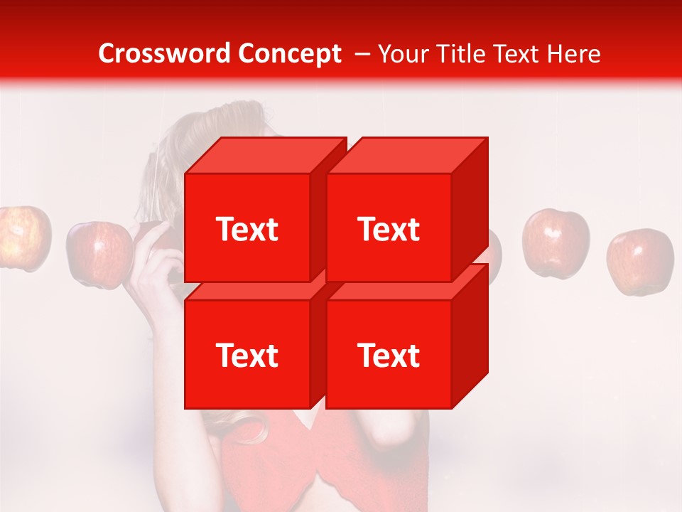 Caucasian Human Eat PowerPoint Template