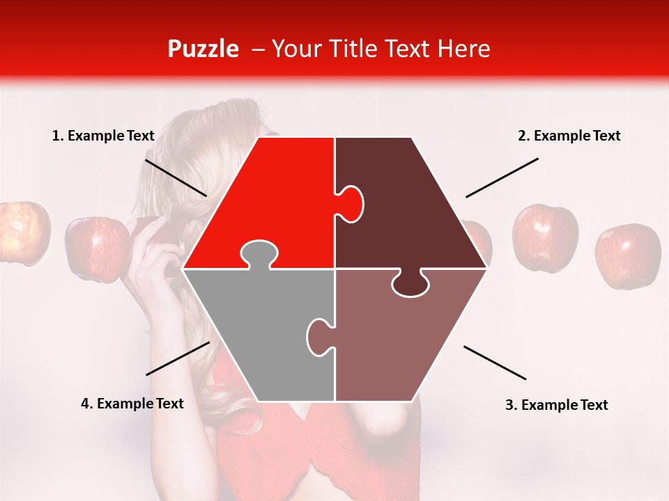 Caucasian Human Eat PowerPoint Template