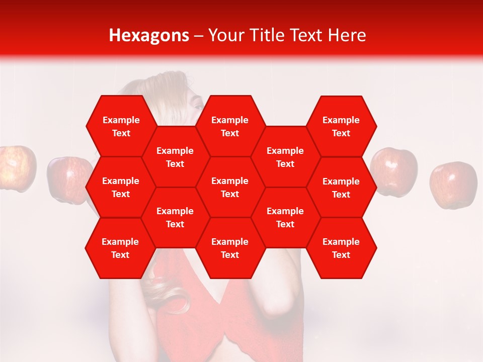 Caucasian Human Eat PowerPoint Template