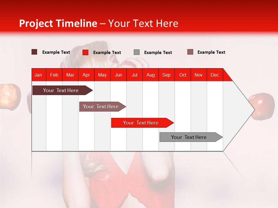 Caucasian Human Eat PowerPoint Template