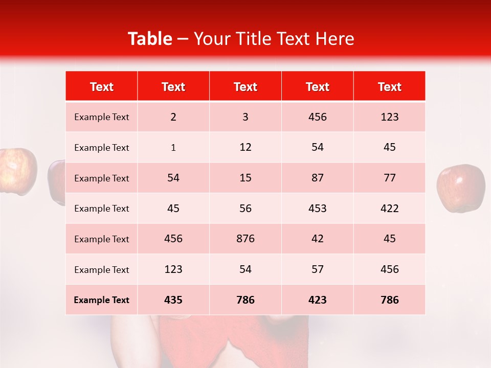 Caucasian Human Eat PowerPoint Template