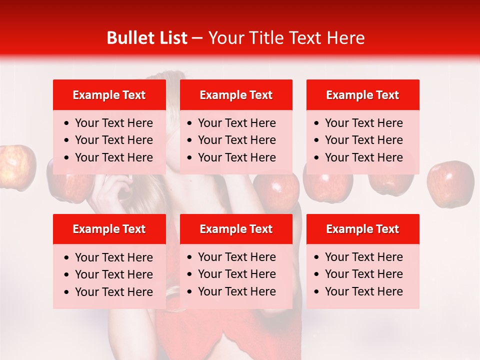 Caucasian Human Eat PowerPoint Template