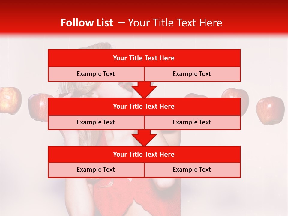 Caucasian Human Eat PowerPoint Template