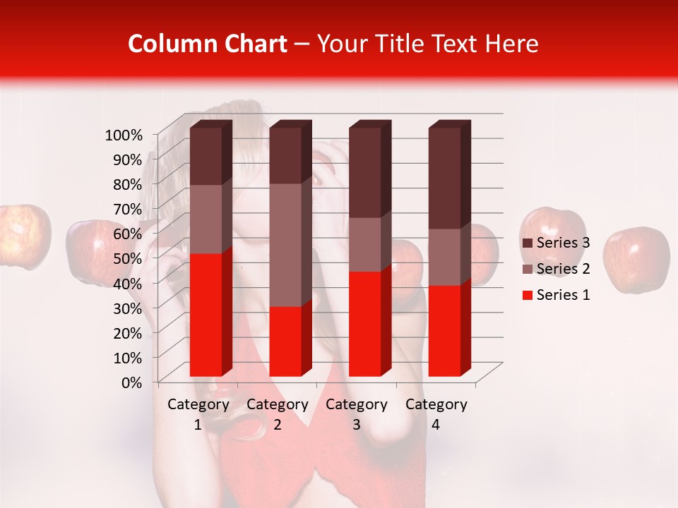 Caucasian Human Eat PowerPoint Template