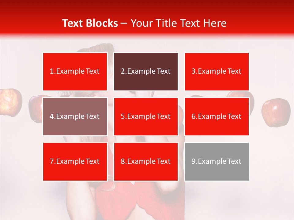 Caucasian Human Eat PowerPoint Template
