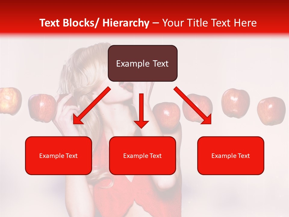 Caucasian Human Eat PowerPoint Template