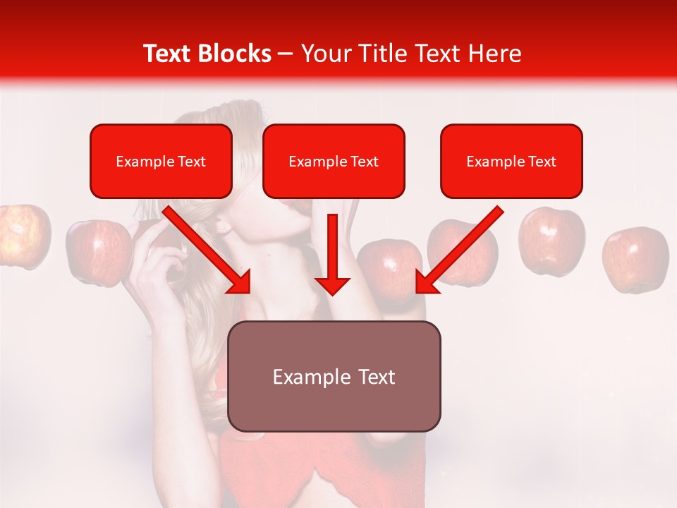 Caucasian Human Eat PowerPoint Template