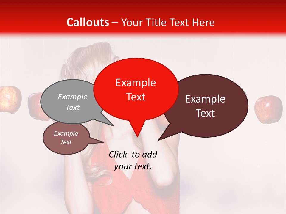 Caucasian Human Eat PowerPoint Template