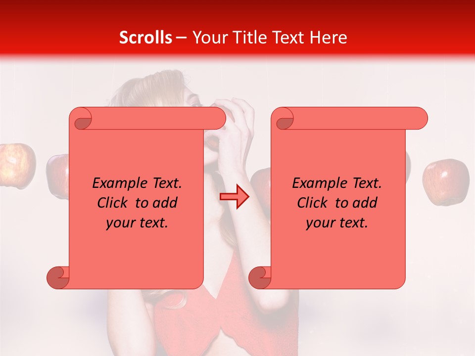 Caucasian Human Eat PowerPoint Template