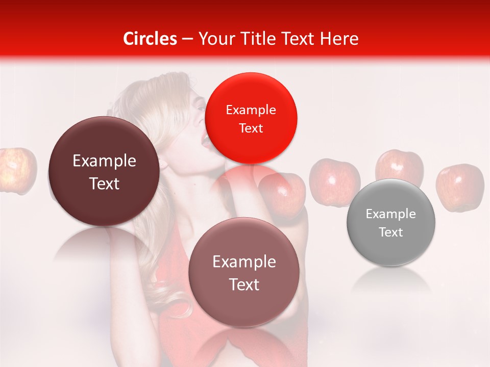 Caucasian Human Eat PowerPoint Template