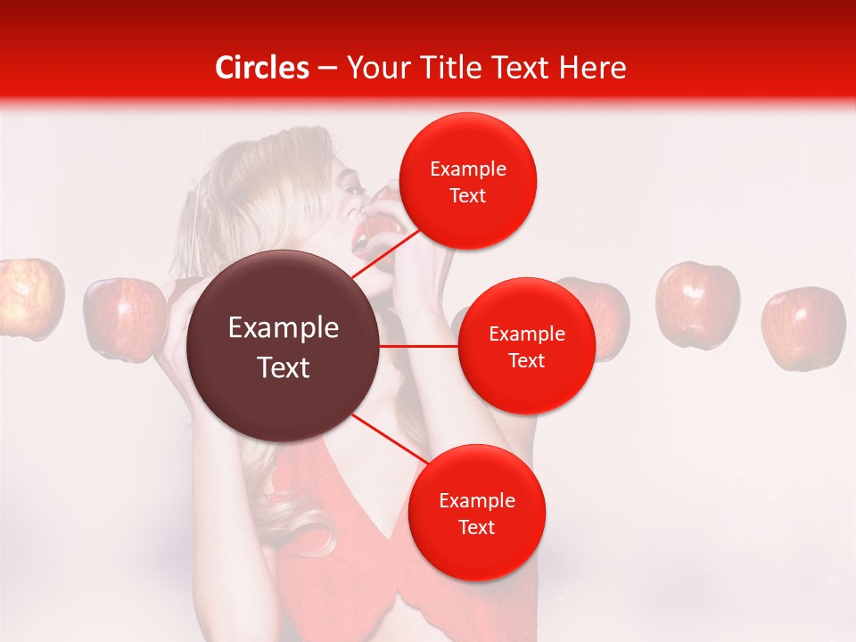 Caucasian Human Eat PowerPoint Template