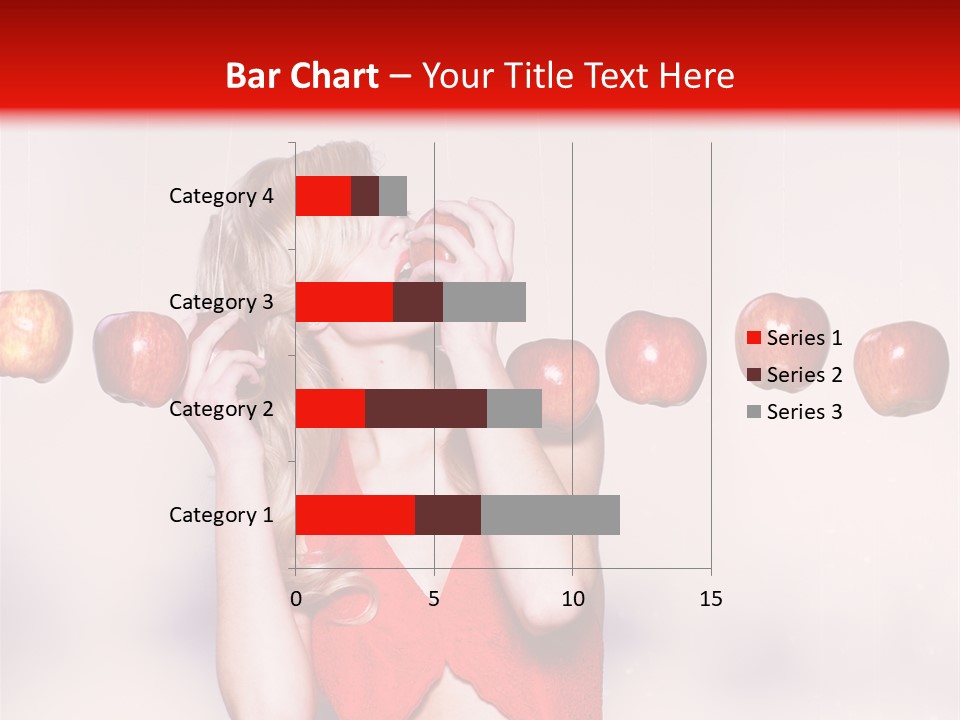 Caucasian Human Eat PowerPoint Template