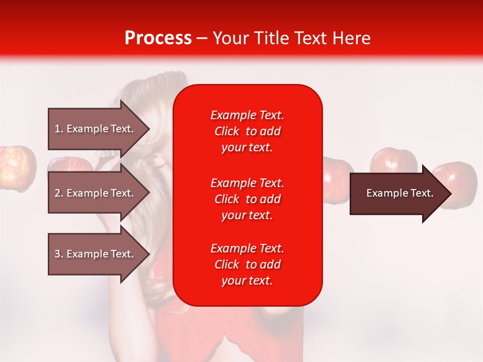 Caucasian Human Eat PowerPoint Template