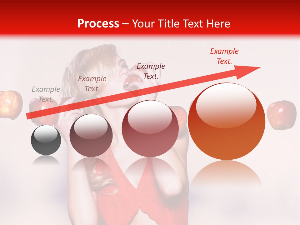 Caucasian Human Eat PowerPoint Template