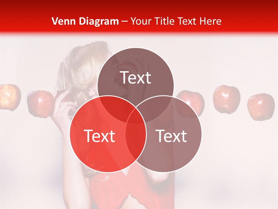 Caucasian Human Eat PowerPoint Template